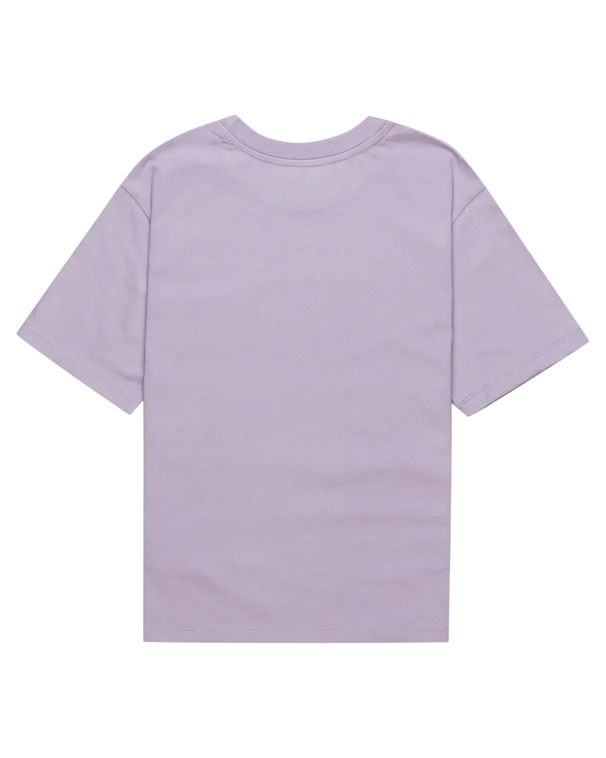 Basic Pocket Label T-Shirt in Lavender Grey