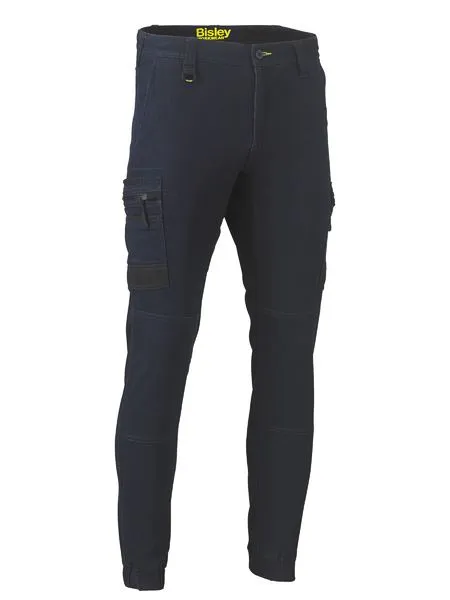 Bisley Flex And Move™ Stretch Denim Cargo Cuffed Pants (BPC6335)