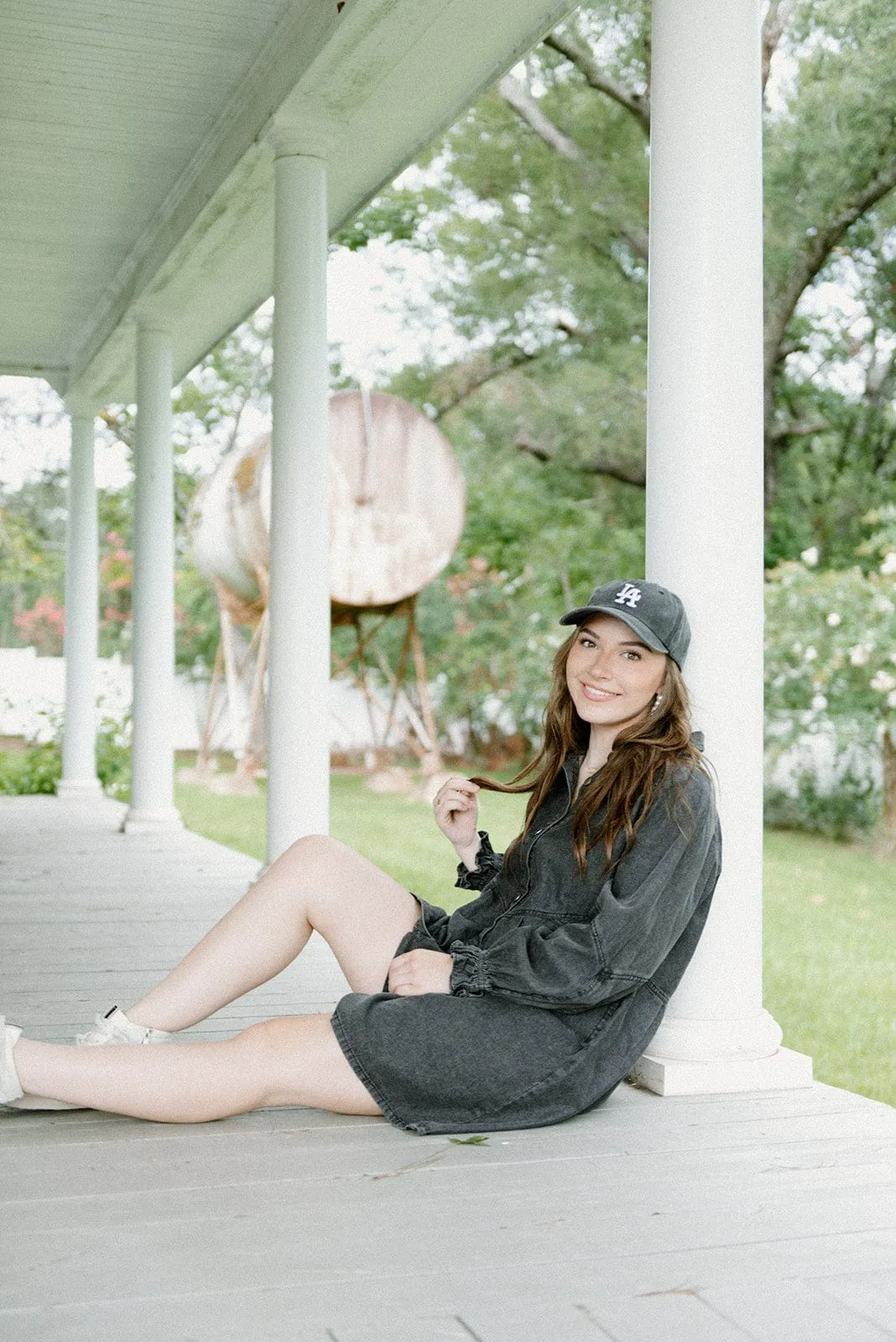 Black Button Down Denim Dress