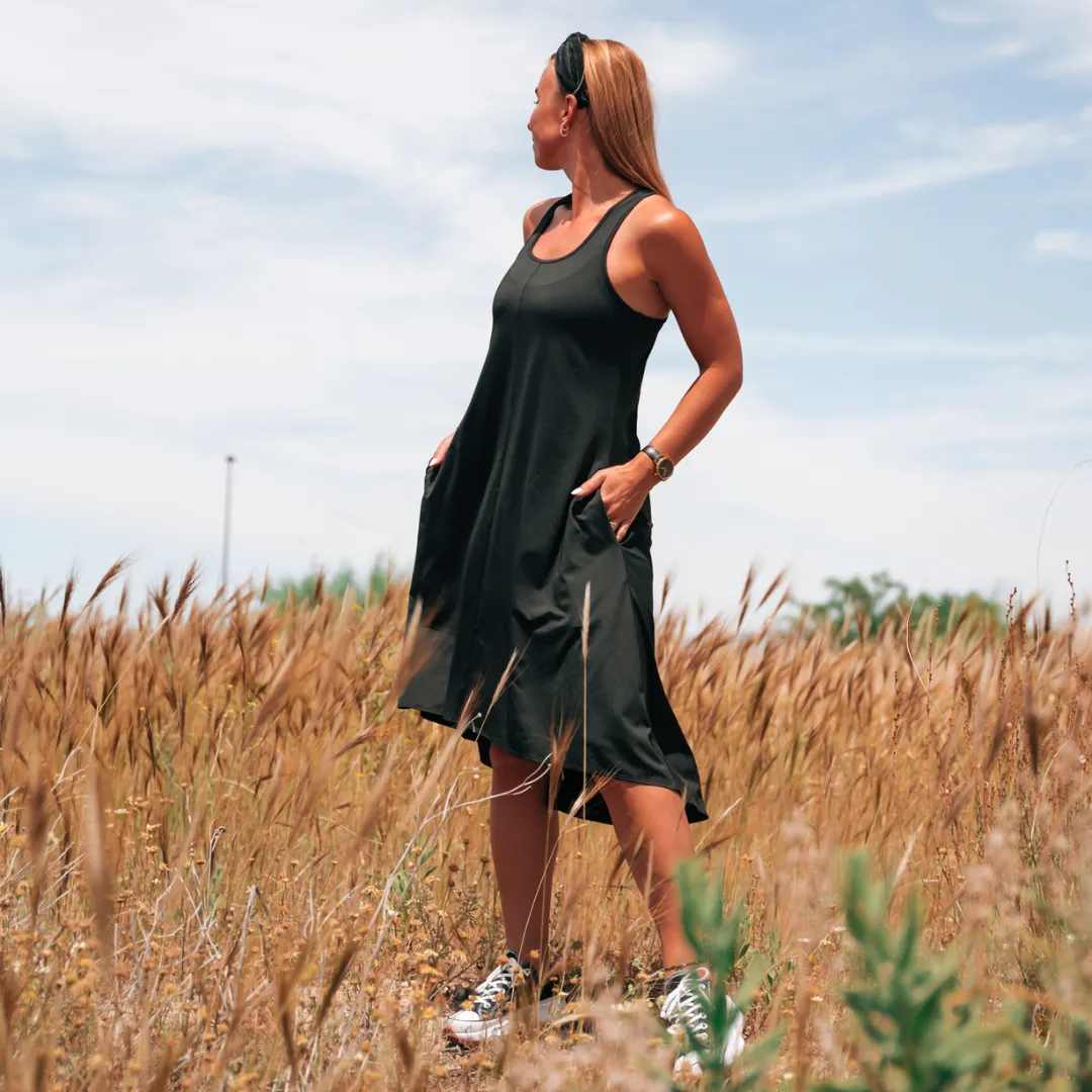 Black Flowy Dress