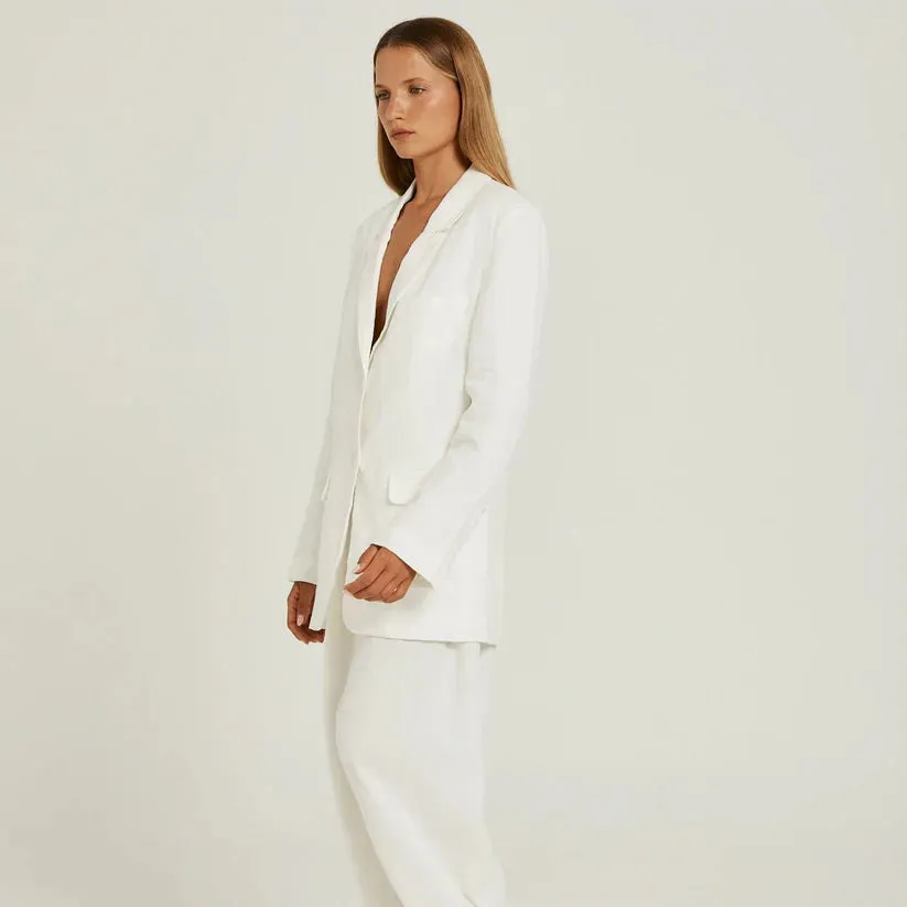 ELLE BLAZER | White