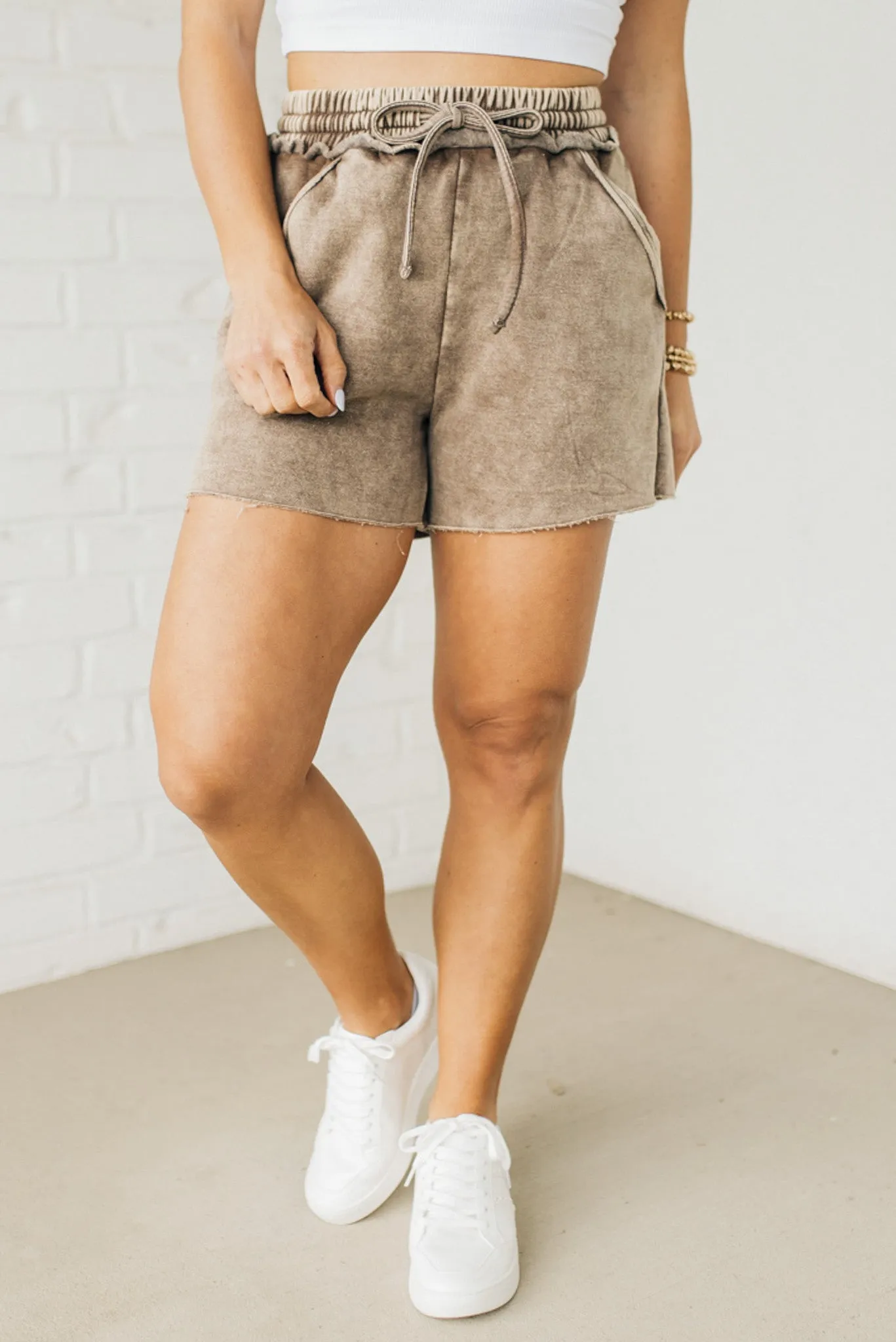 Fleece Lined Casual Shorts