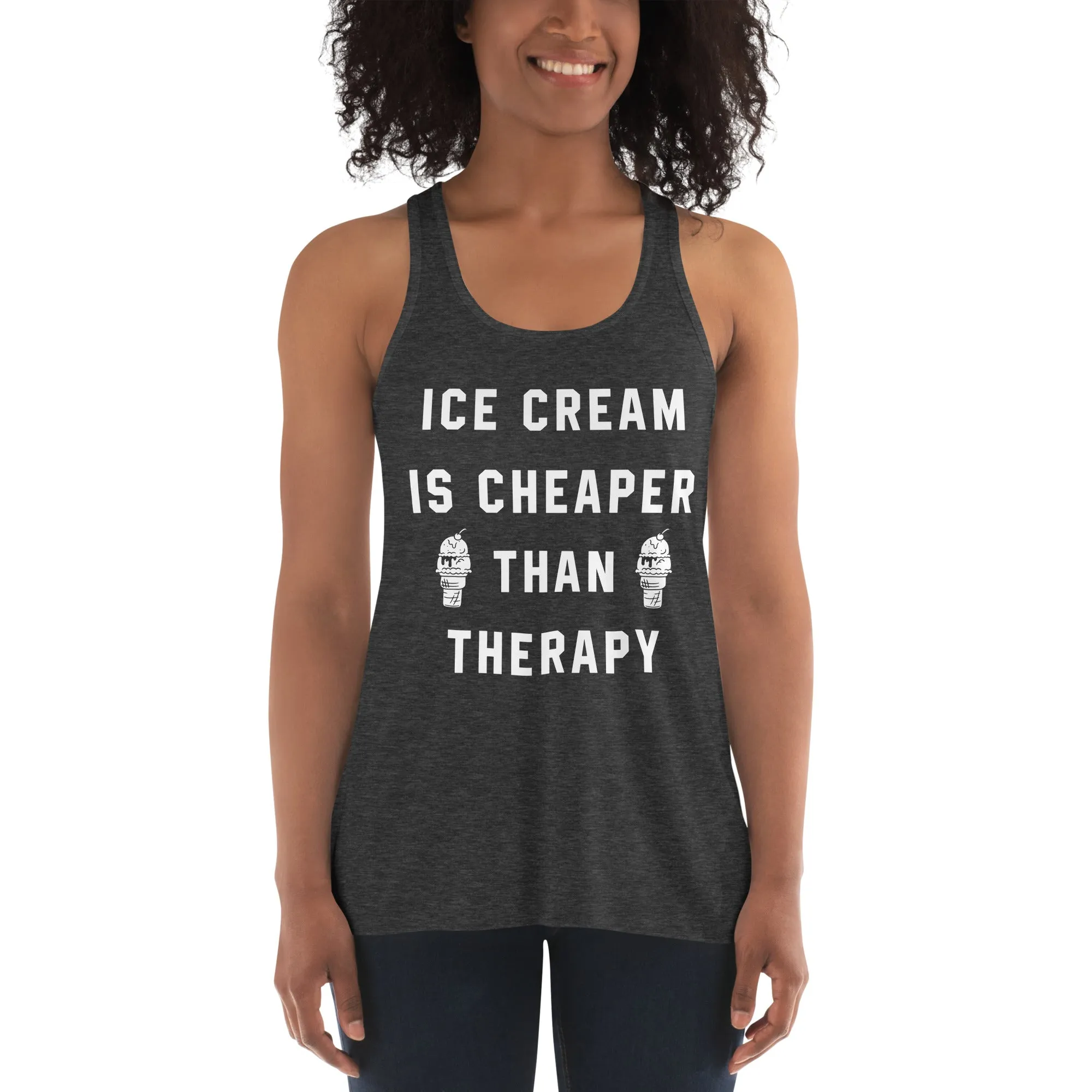 ICE CREAM THERAPY RAZORBACK TOP