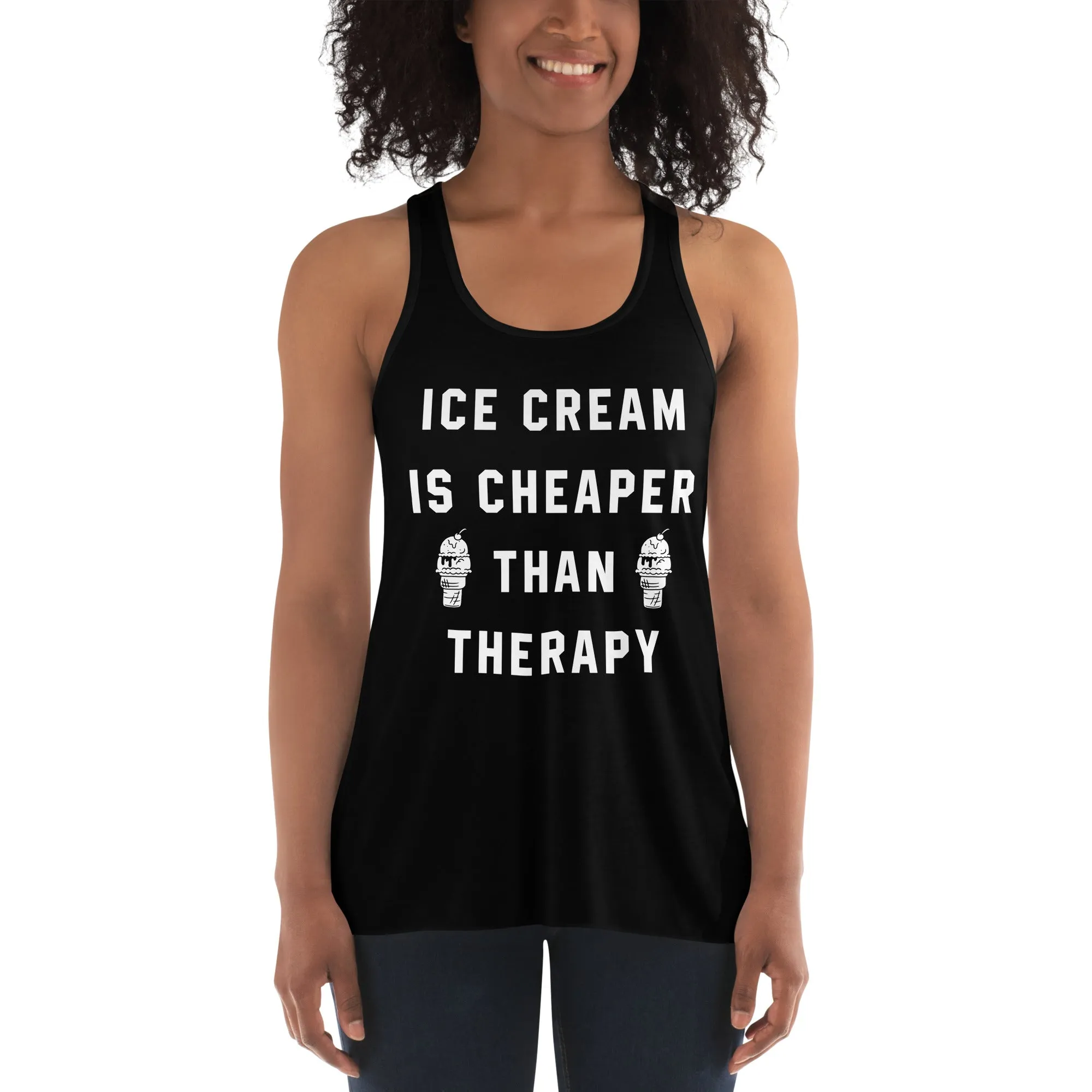 ICE CREAM THERAPY RAZORBACK TOP