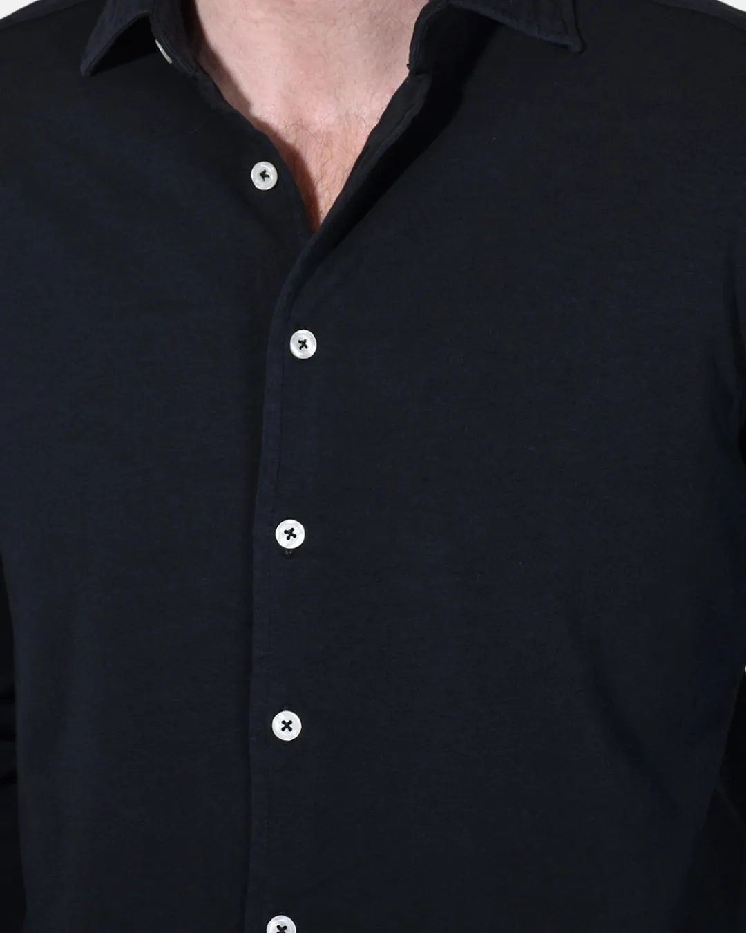 Jersey Stretch Shirt - Black