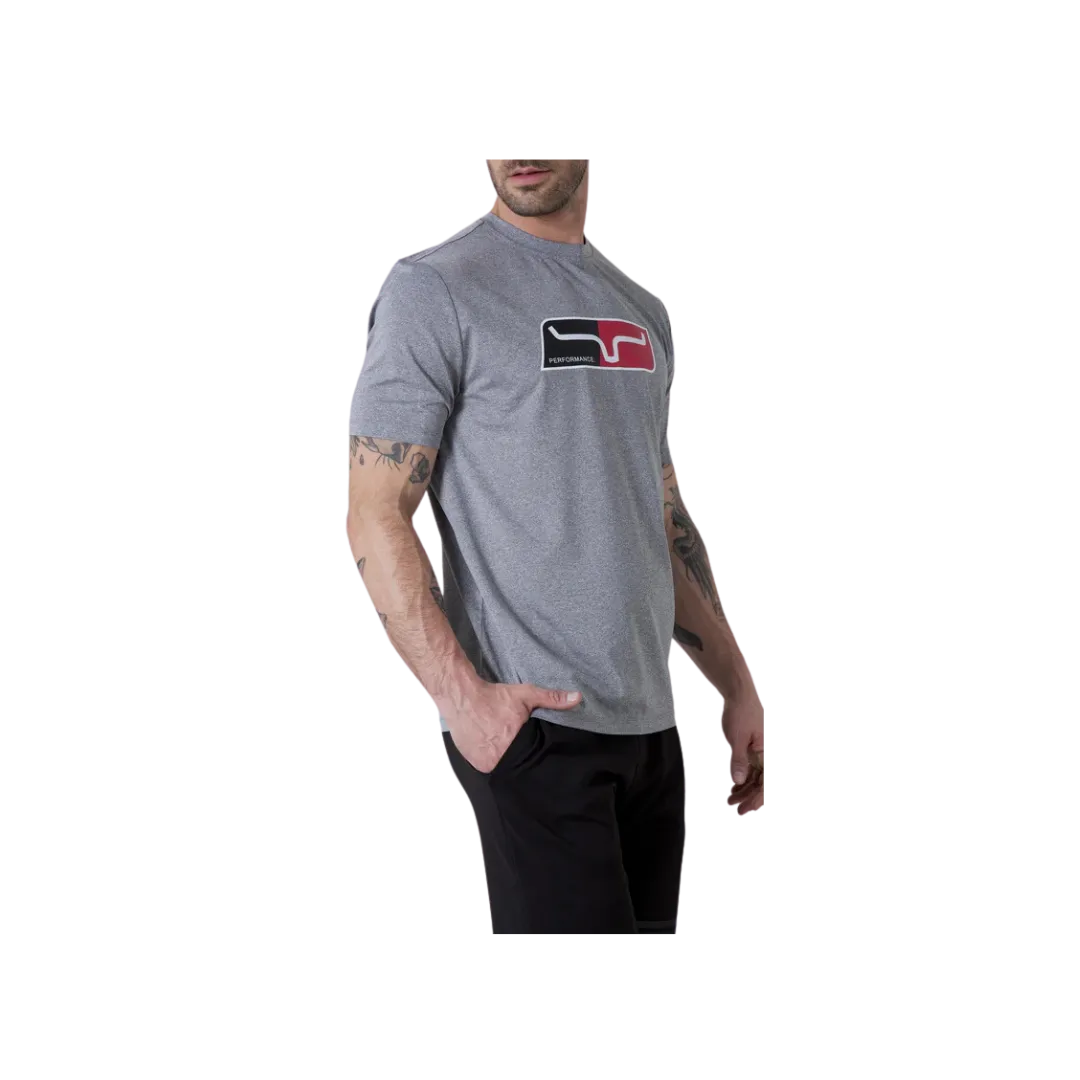 Kimes Ranch Men's Alta Tech Tee Grey Heather Shirt