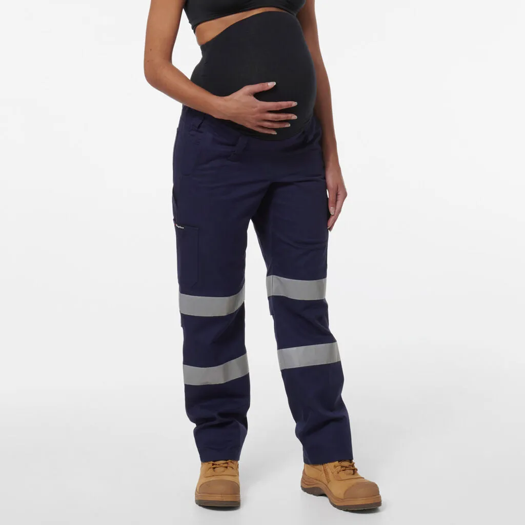 King Gee Womens Workcool Maternity Reflective Bio Motion Pant (K43007)