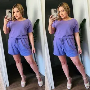 Lavender Buttery Soft Romper