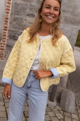 Light Yellow Milaya Jacket