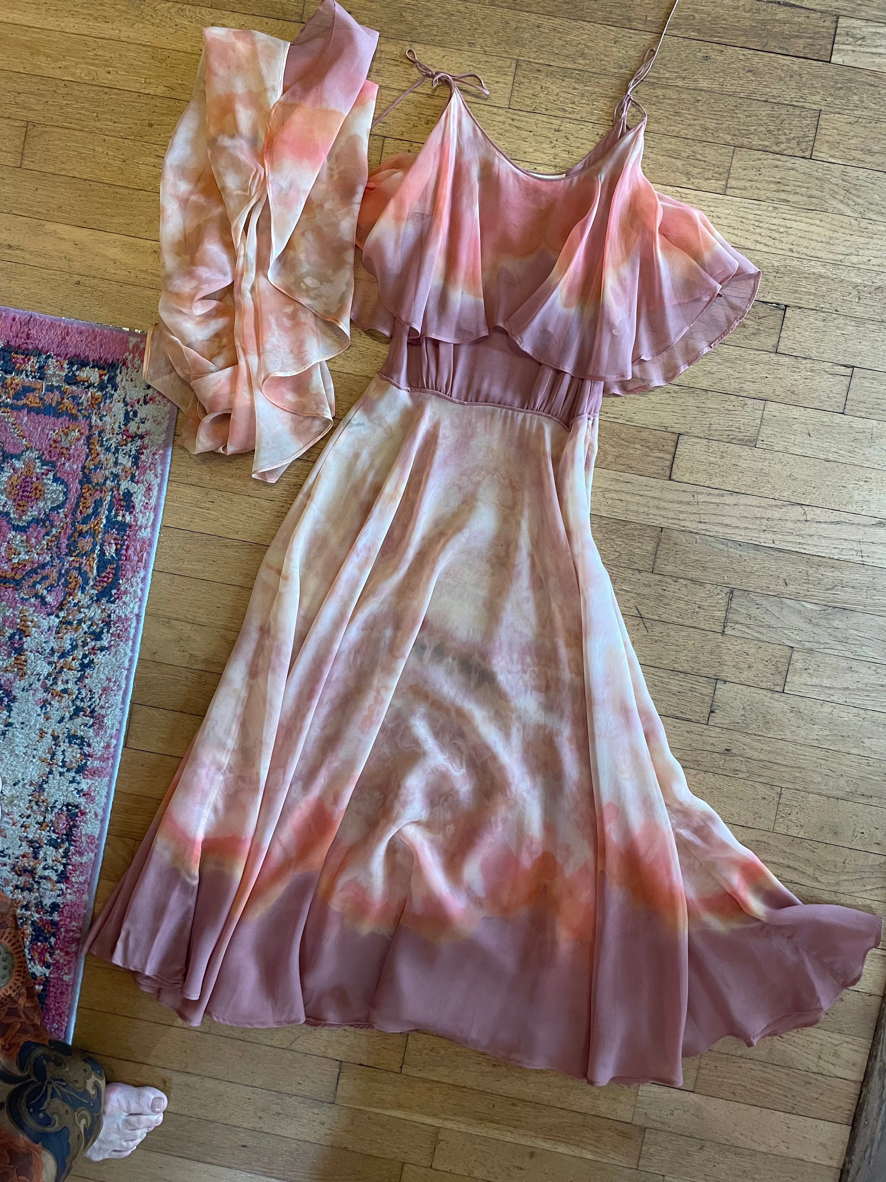 Lillie Rubin Tie Dyed Dress