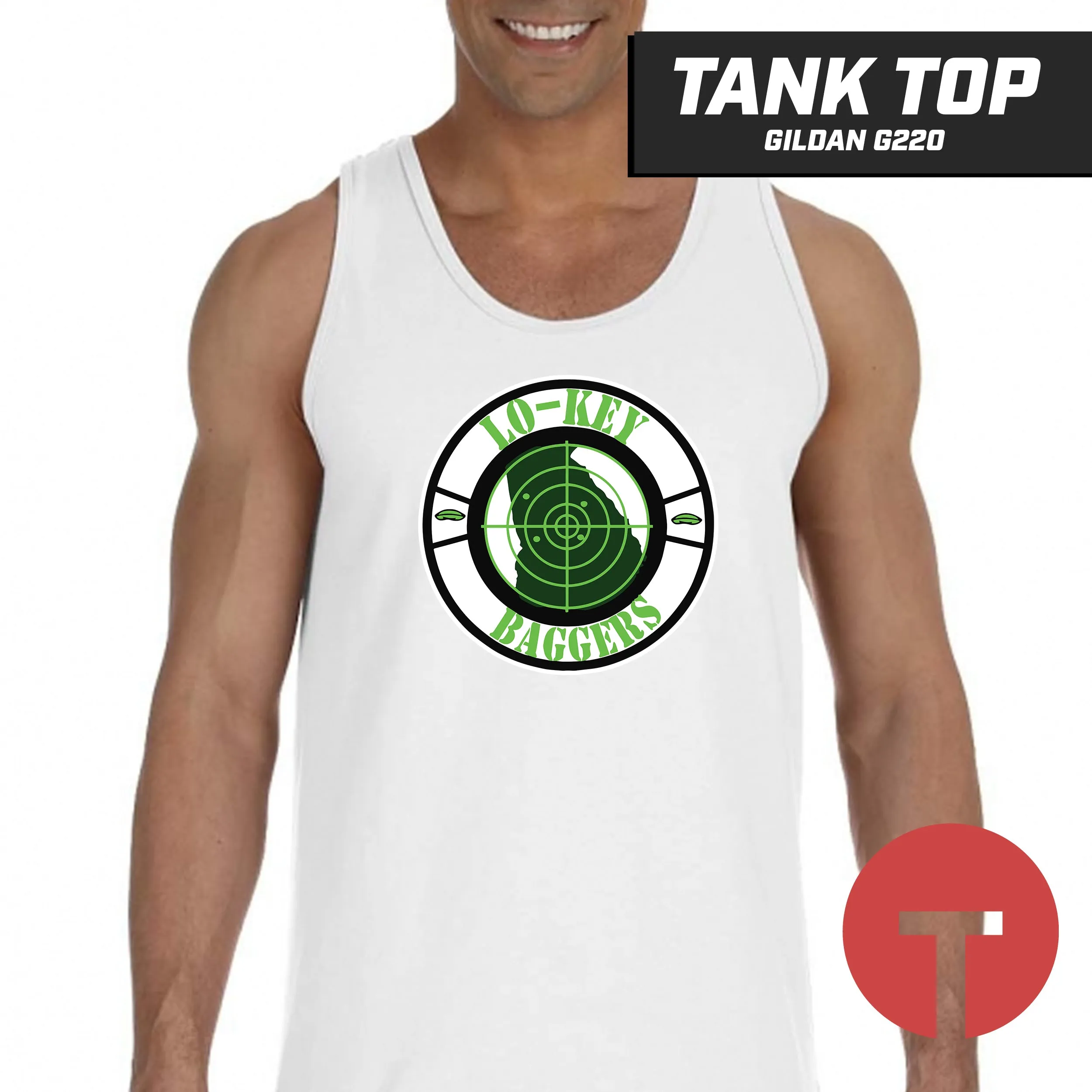 Lo-Key Baggers - Tank Top Gildan G220