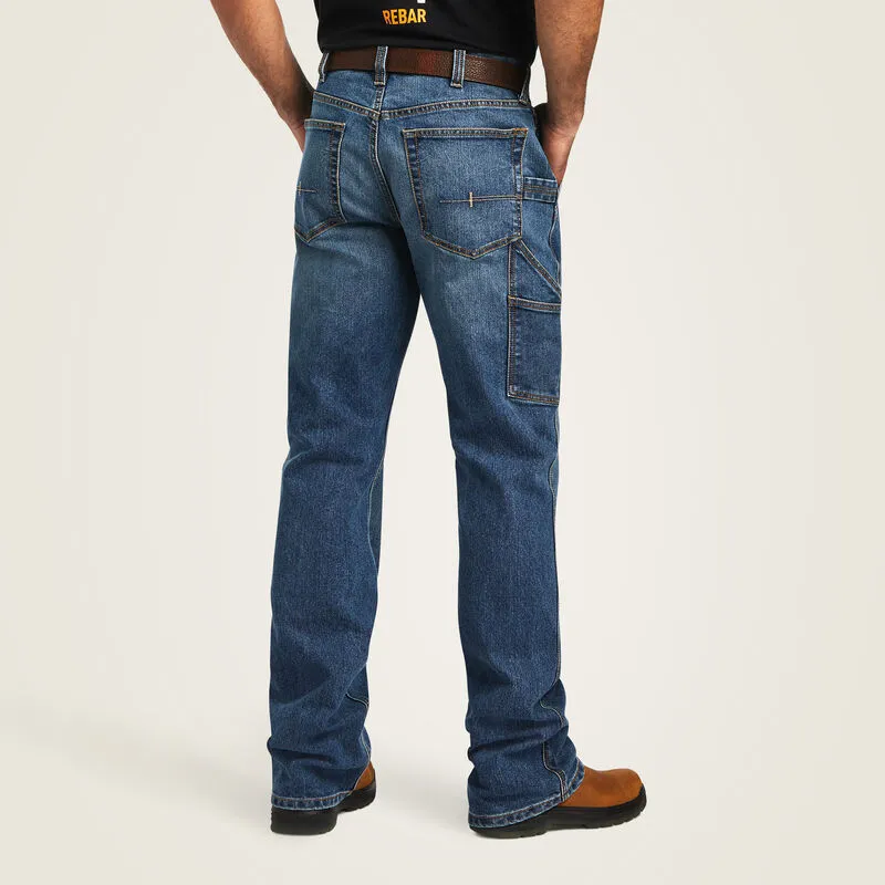 Men's Ariat Rebar M4 Low Rise DuraStretch Workhorse Boot Cut Jean: 10041086