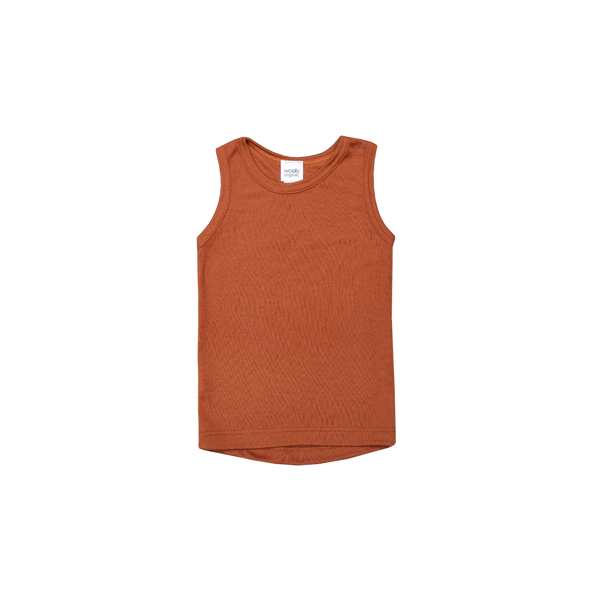 Merino wool tank top CARAMEL