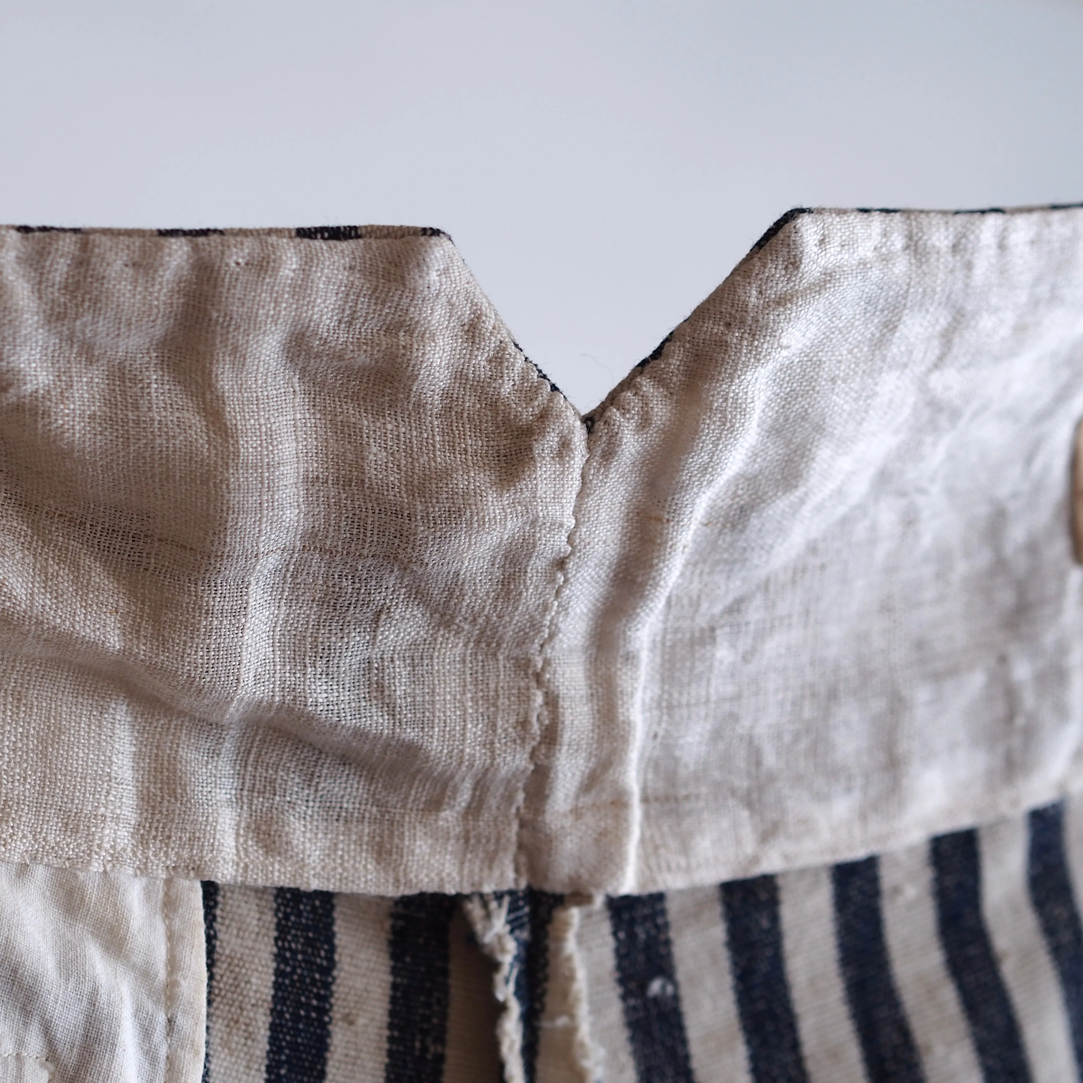 NORA WORK PANTS~japan old cotton stripe~