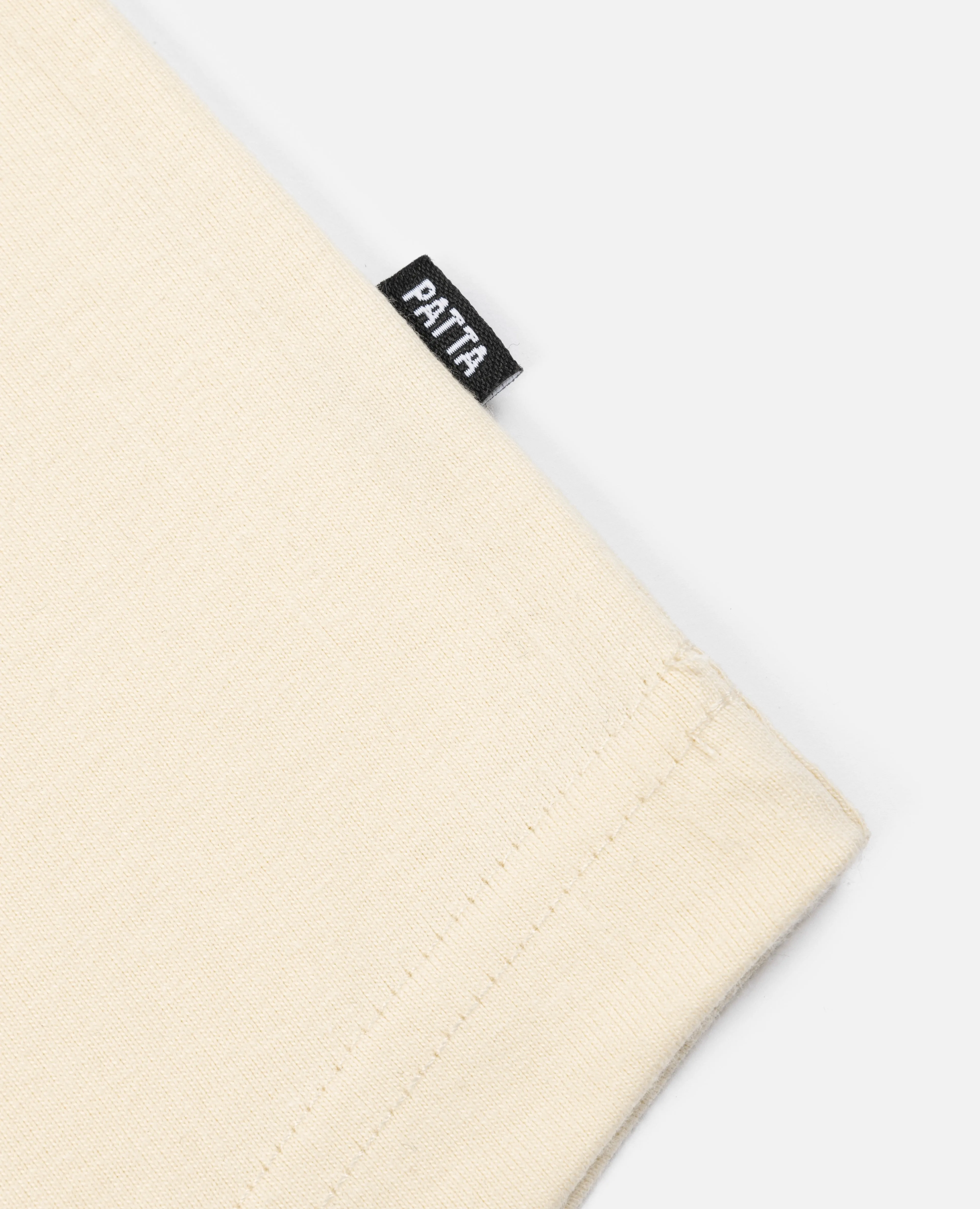 Patta Basic Raglan 3/4-Sleeve T-Shirt (Sea Salt/Black)