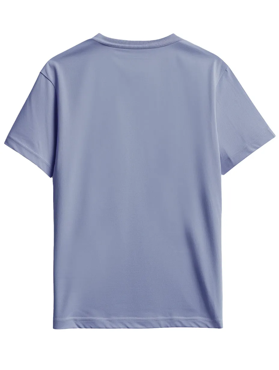 Periwinkle | Solid Crew Neck Men's T-Shirt