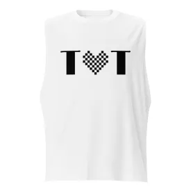 T Checkered Heart T - Muscle Tank