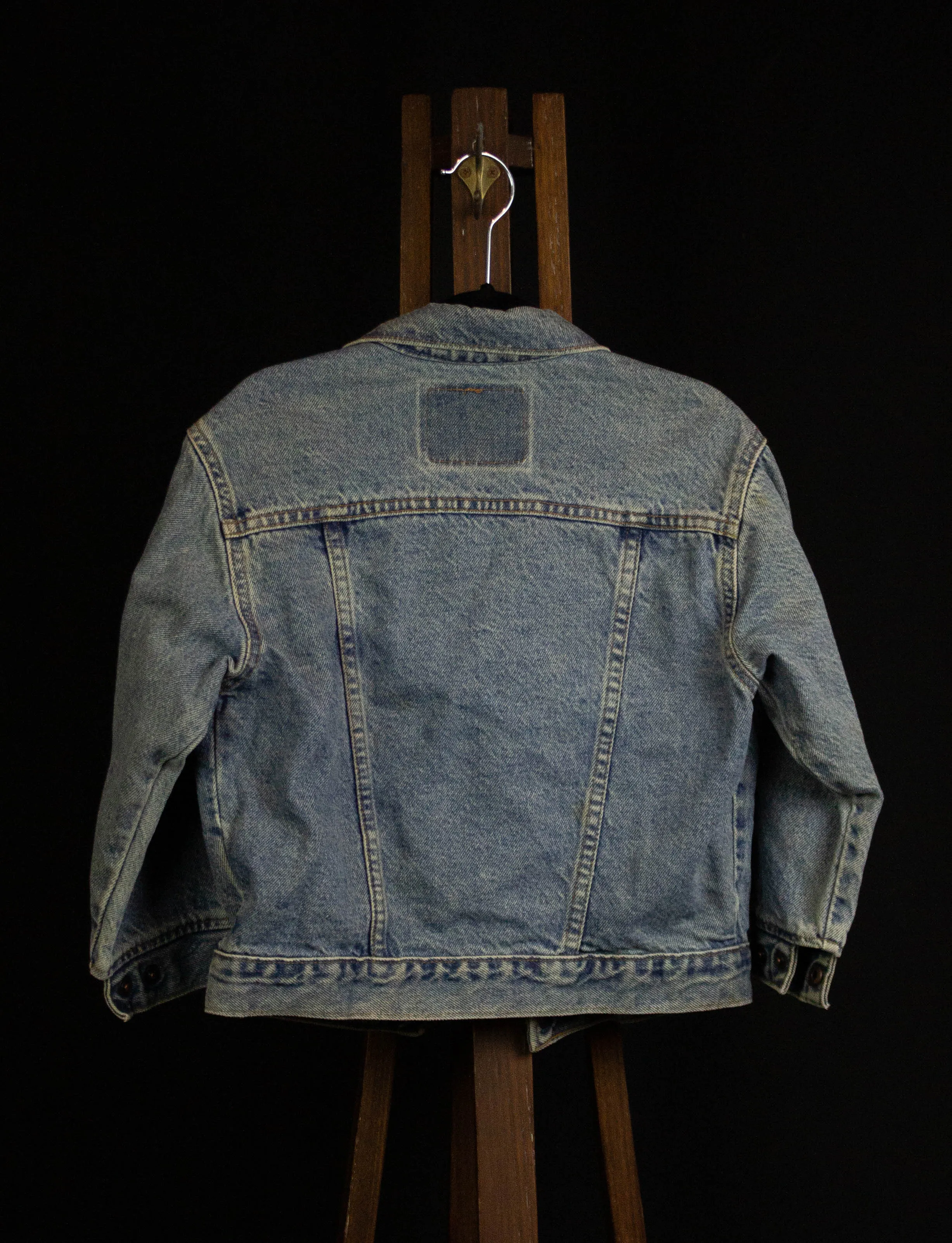 Vintage 70s Kids Levi's Orange Tab Denim Jacket Light Wash