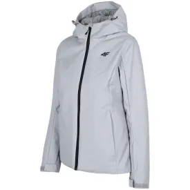 Women's Ski Jacket 4F Cool Light Grey Melange H4z22 Kudn001 27M